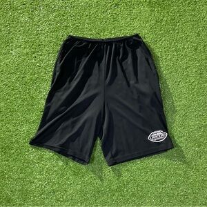 Black Vintage Team Augusta Football Training Camp Shorts